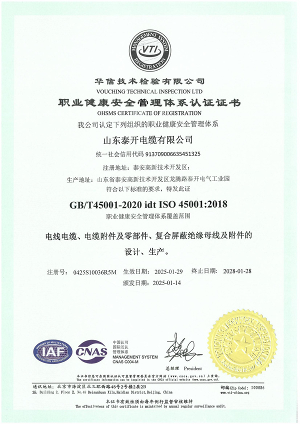 職業(yè)健康安全管理體系